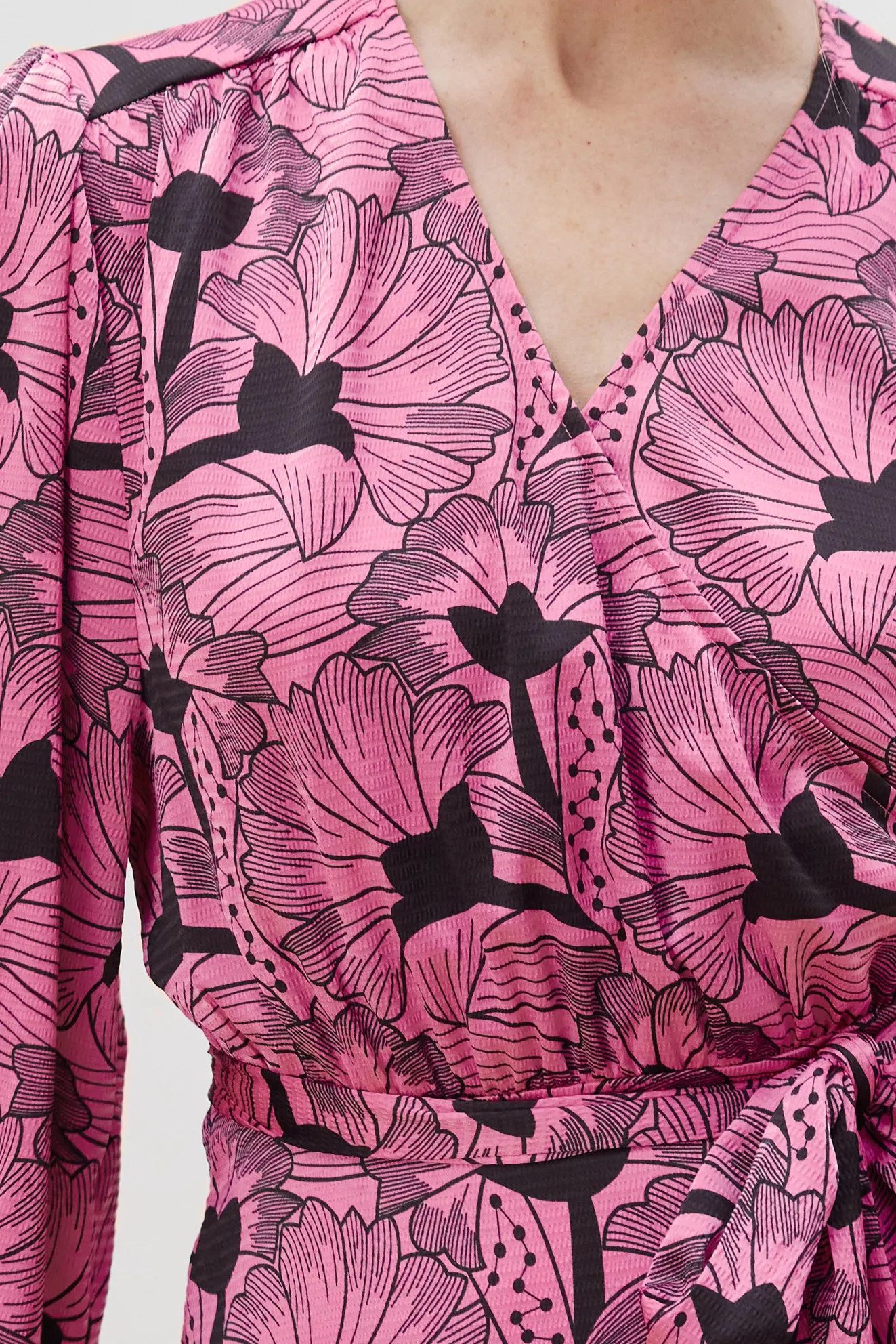 Stella Nova Tyra My Pink Flowers Maxi Dress