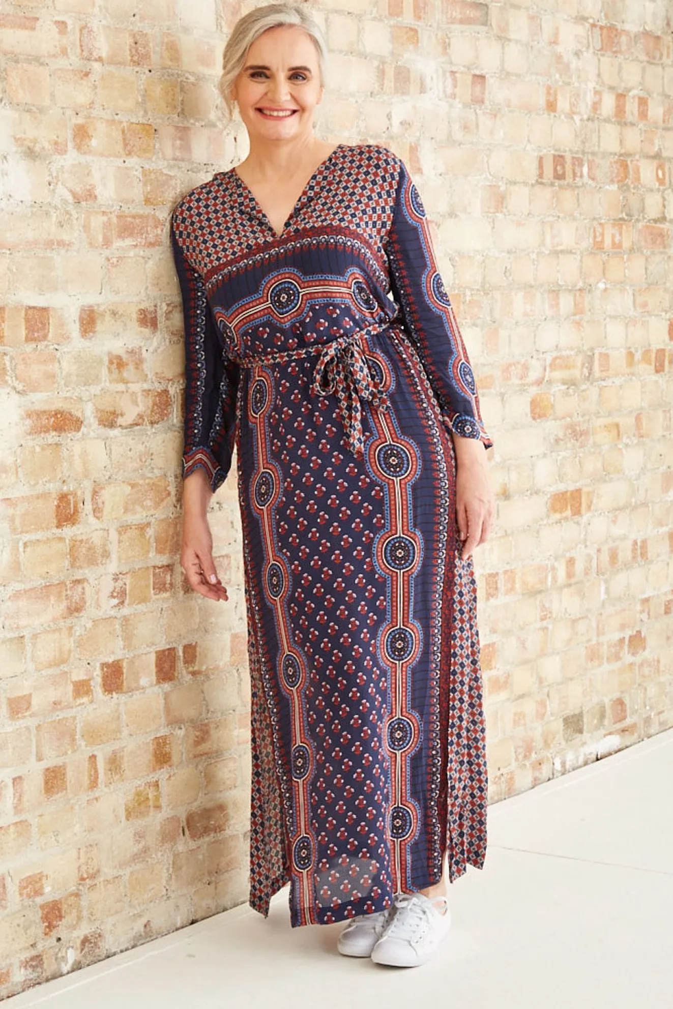 Stella Forest Java Printed Maxi Dress