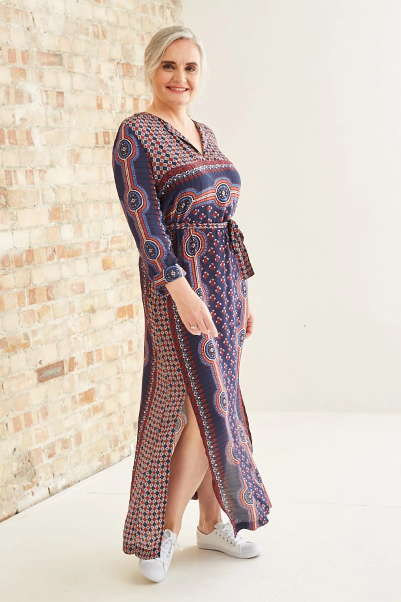 Stella Forest Java Printed Maxi Dress