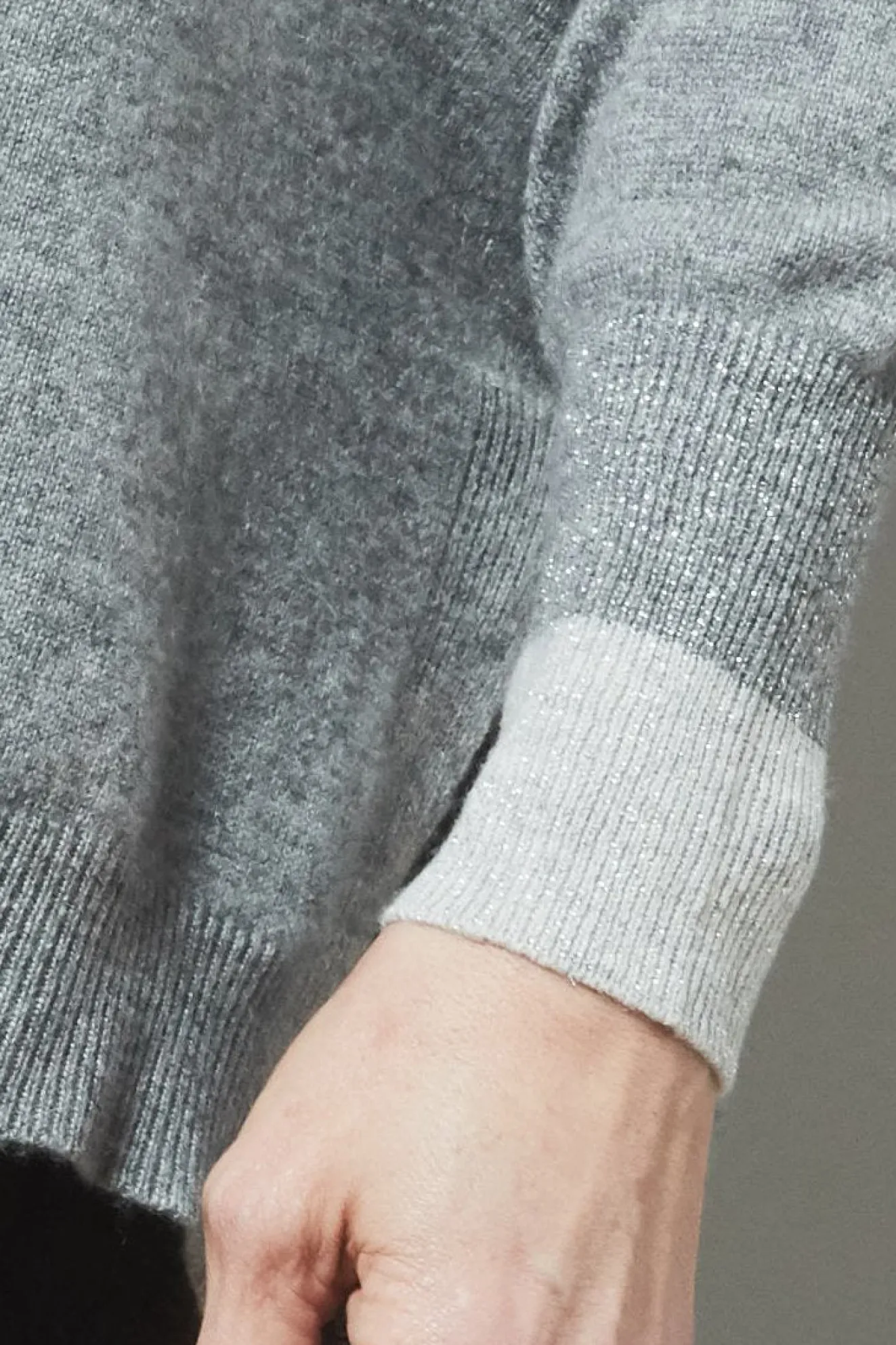 Jacynth London Mercury Lurex Cashmere Jumper