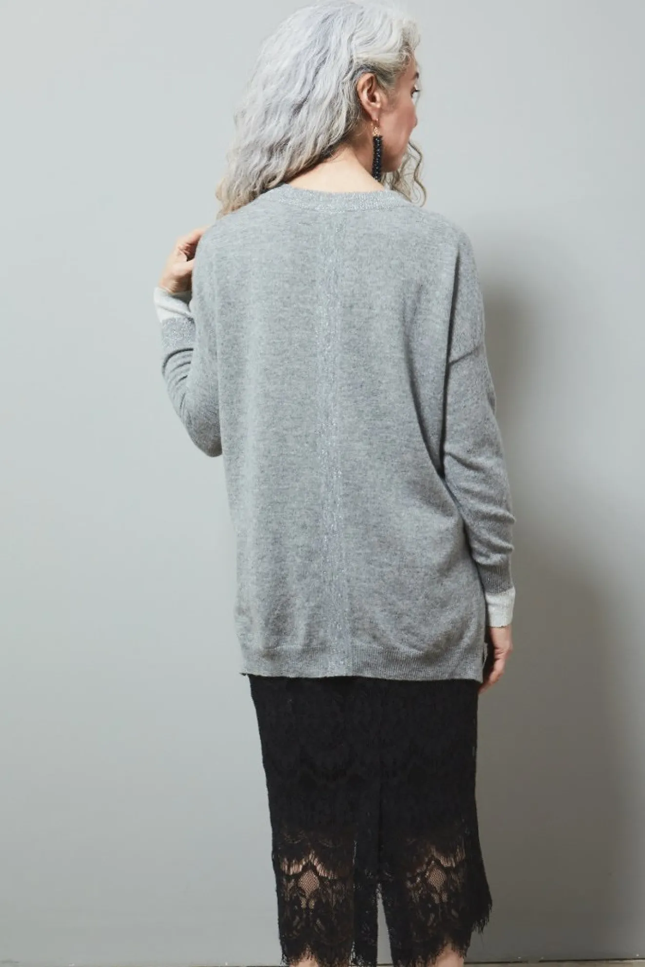 Jacynth London Mercury Lurex Cashmere Jumper