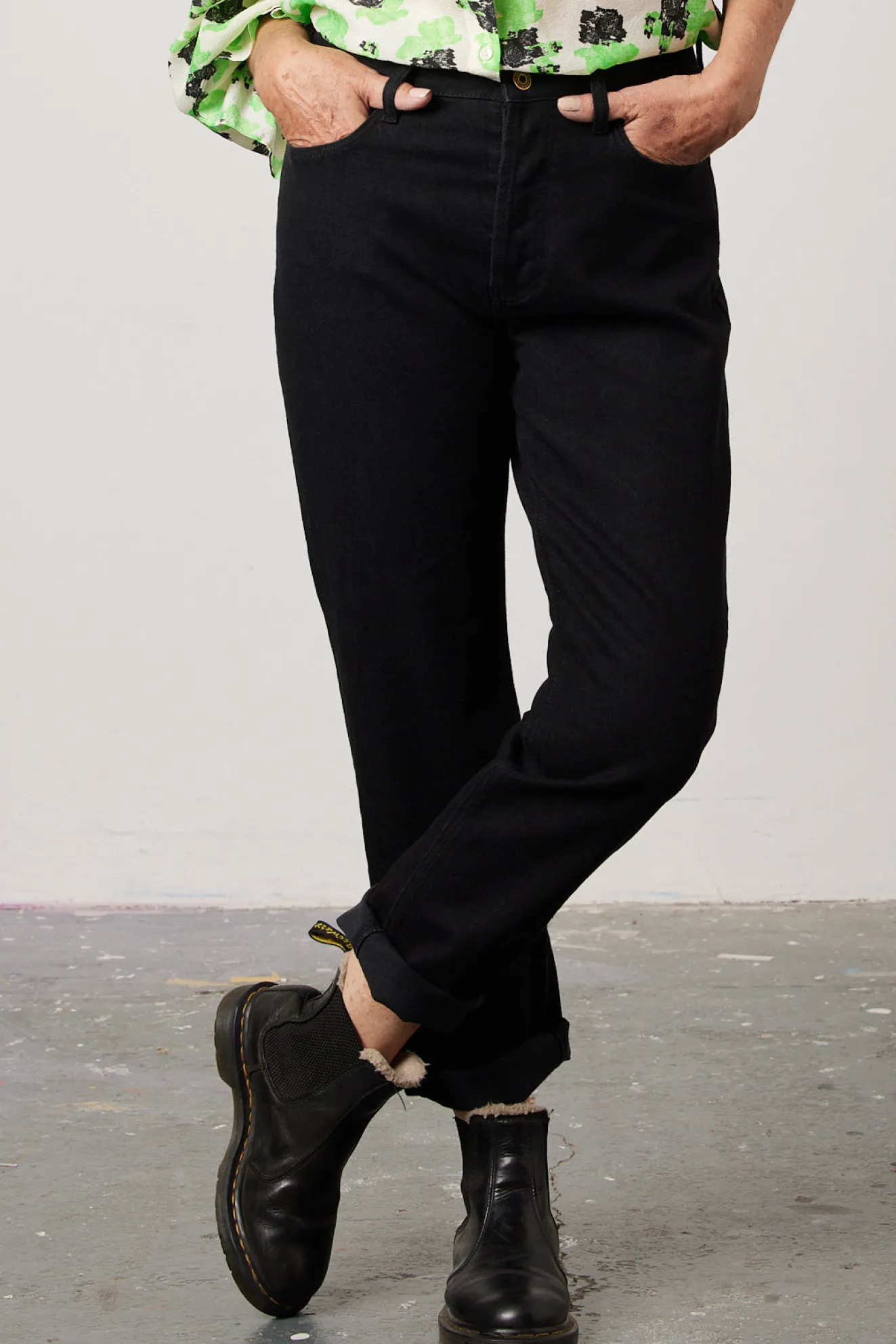 Reiko Milo Black High Waisted Jeans