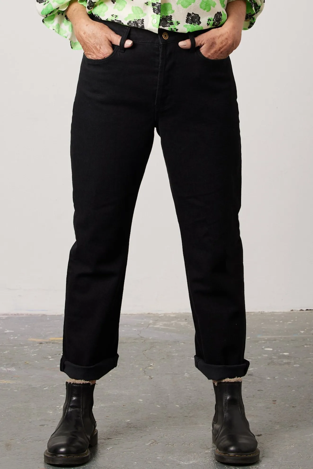 Reiko Milo Black High Waisted Jeans