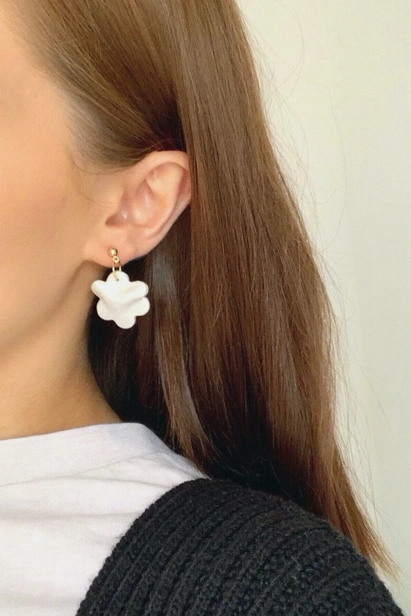 Orla Pearlescent Floral Earrings