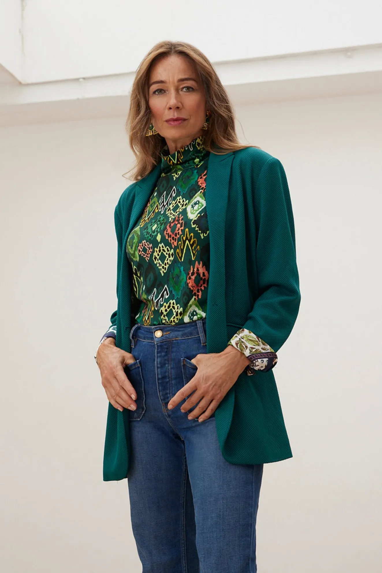 Pom Amsterdam Pacific Green Blazer