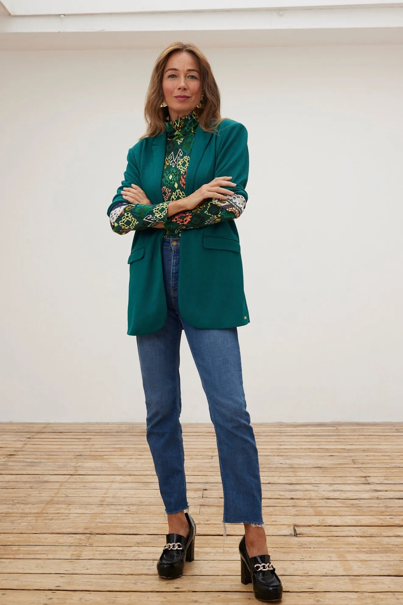 Pom Amsterdam Pacific Green Blazer