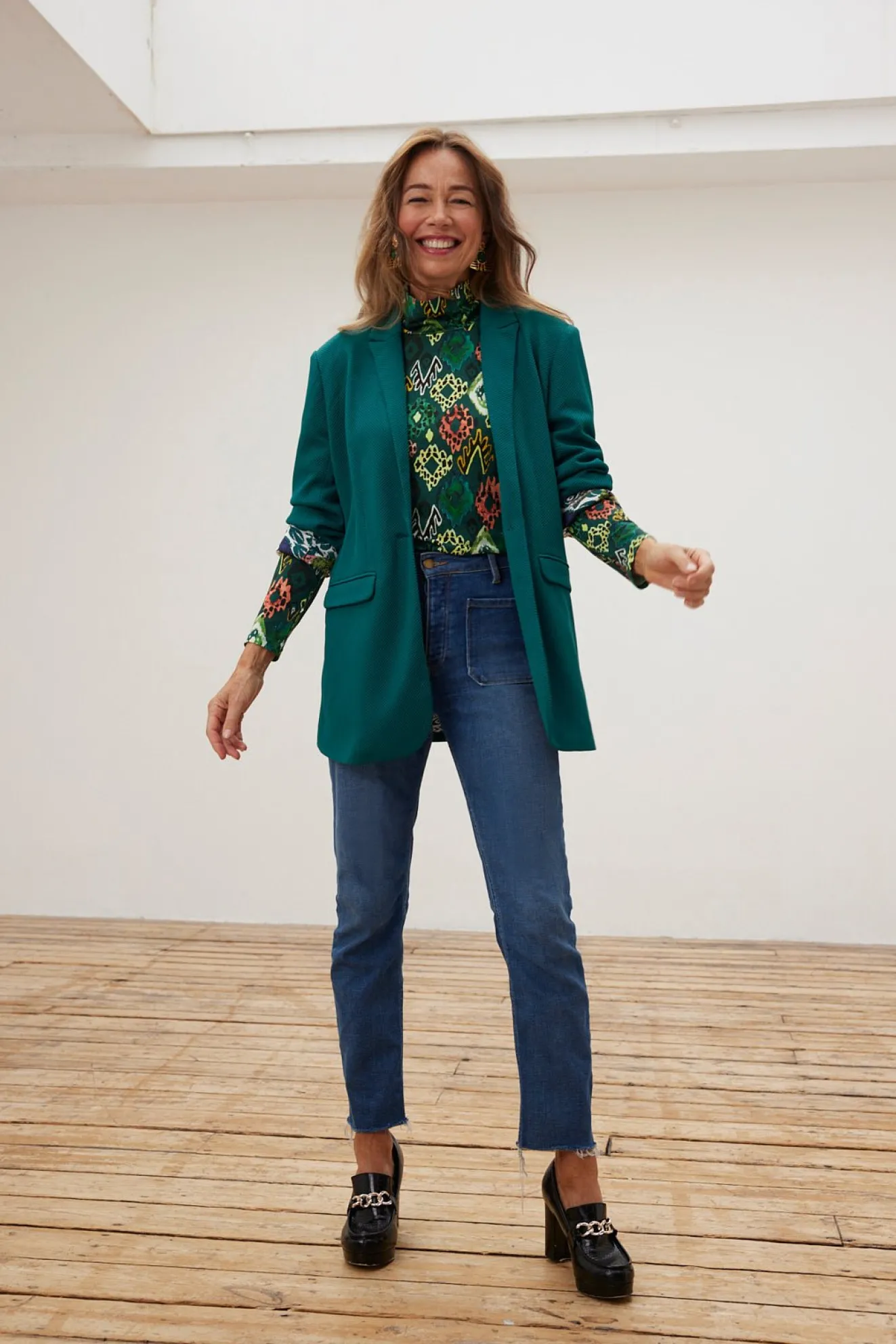 Pom Amsterdam Pacific Green Blazer