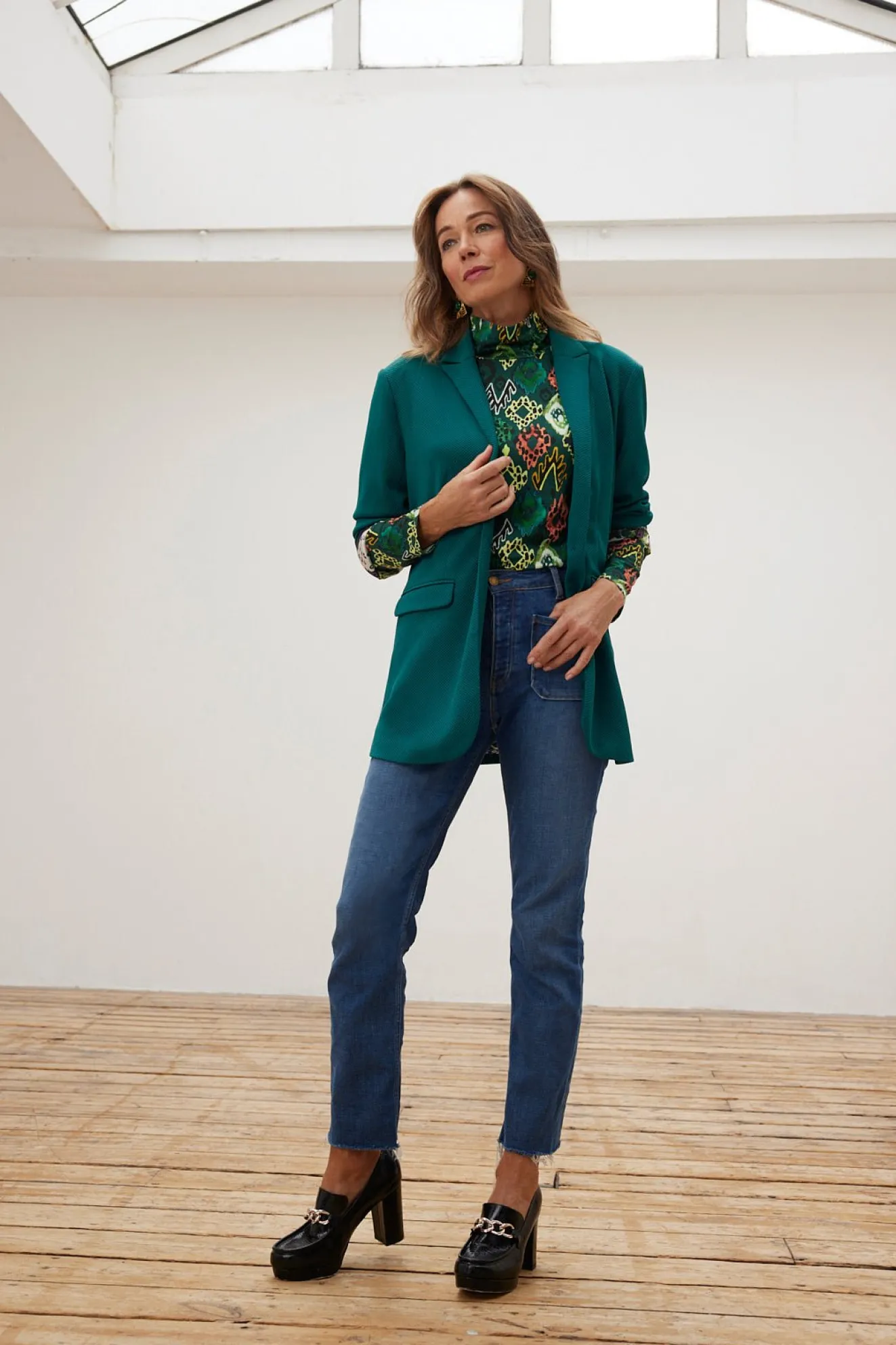 Pom Amsterdam Pacific Green Blazer