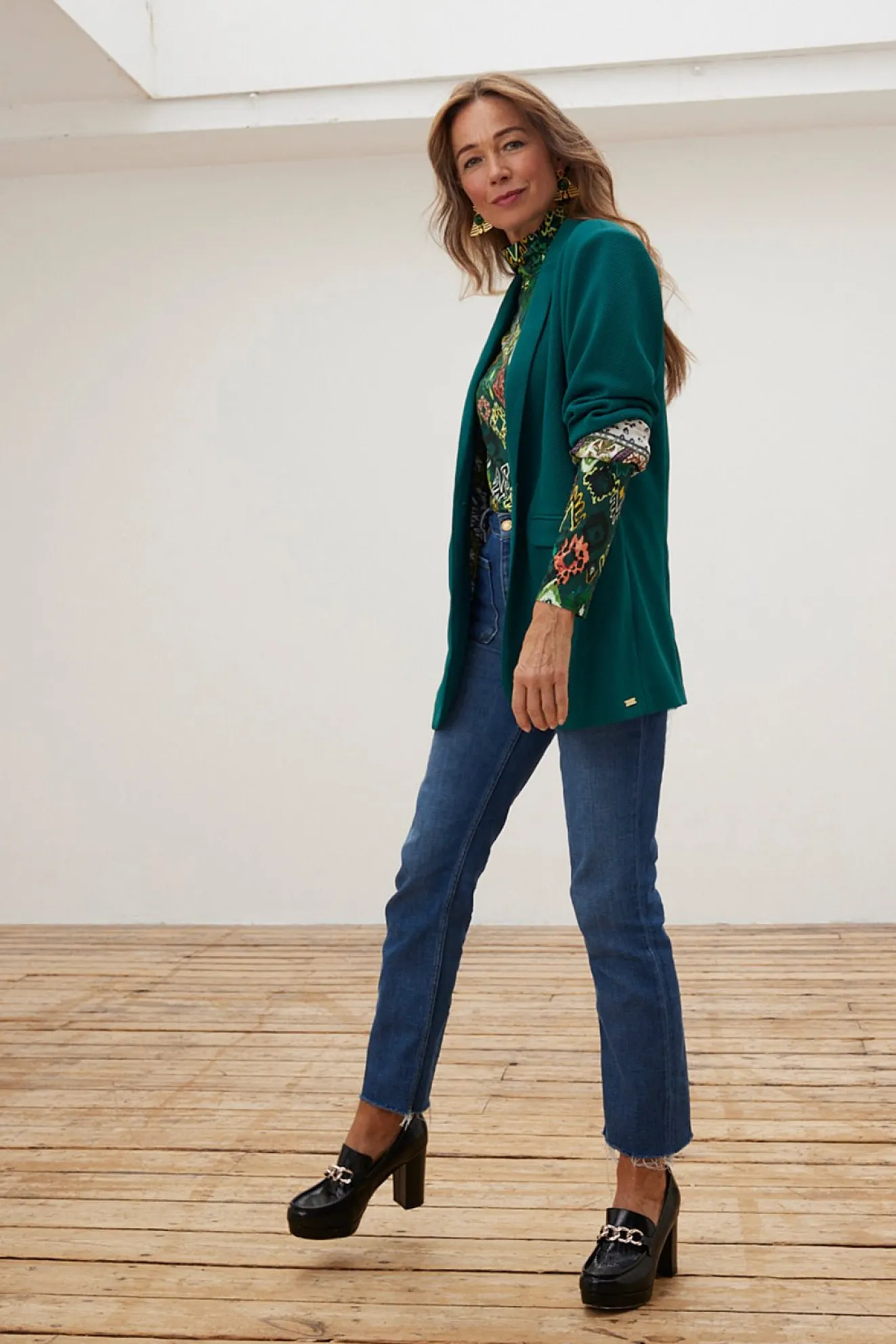 Pom Amsterdam Pacific Green Blazer