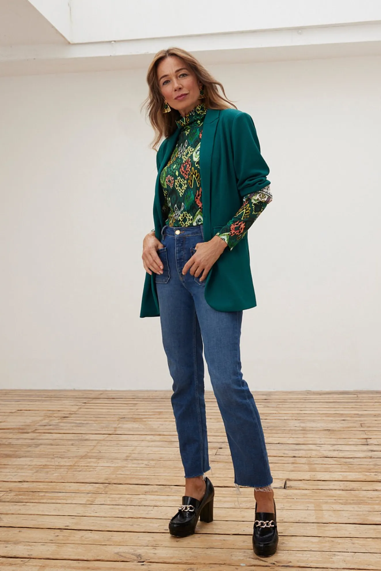 Pom Amsterdam Pacific Green Blazer