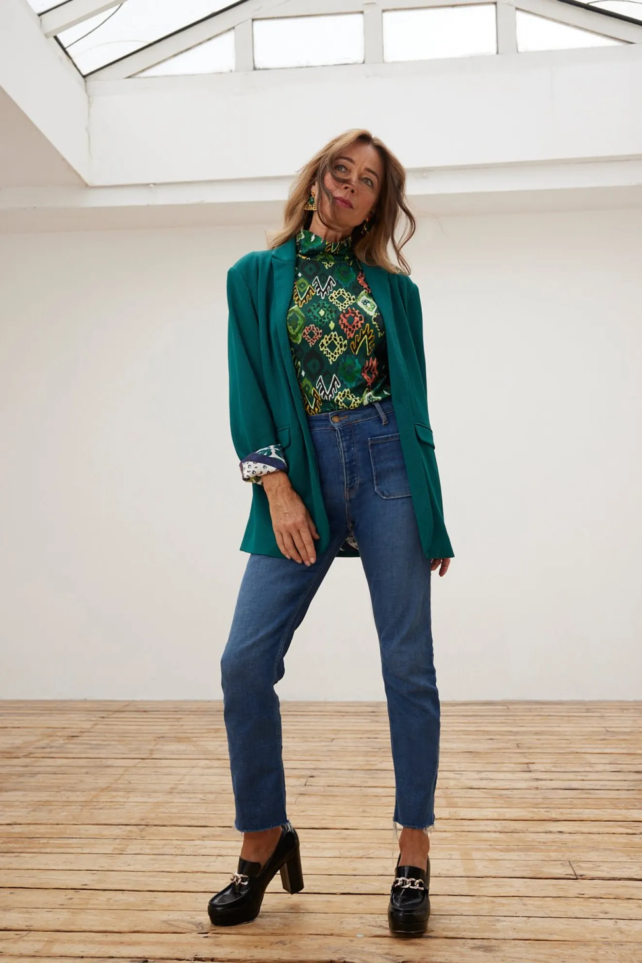 Pom Amsterdam Pacific Green Blazer
