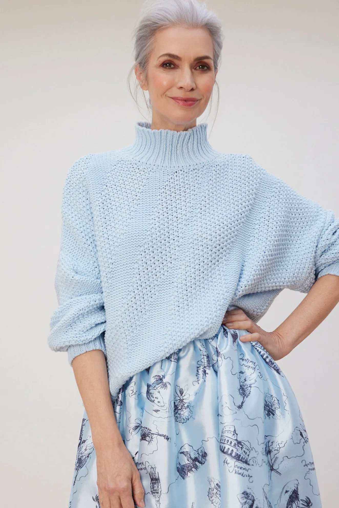 Stella Nova Fenja Sky Blue Jumper