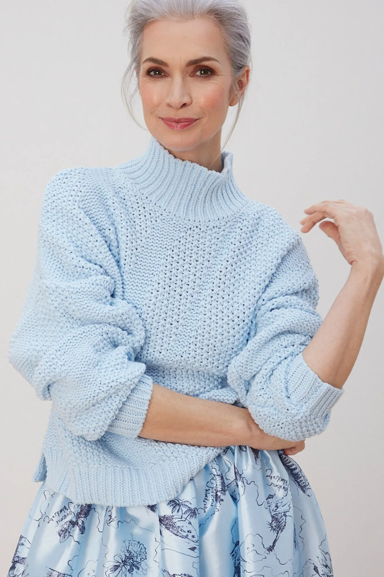 Stella Nova Fenja Sky Blue Jumper