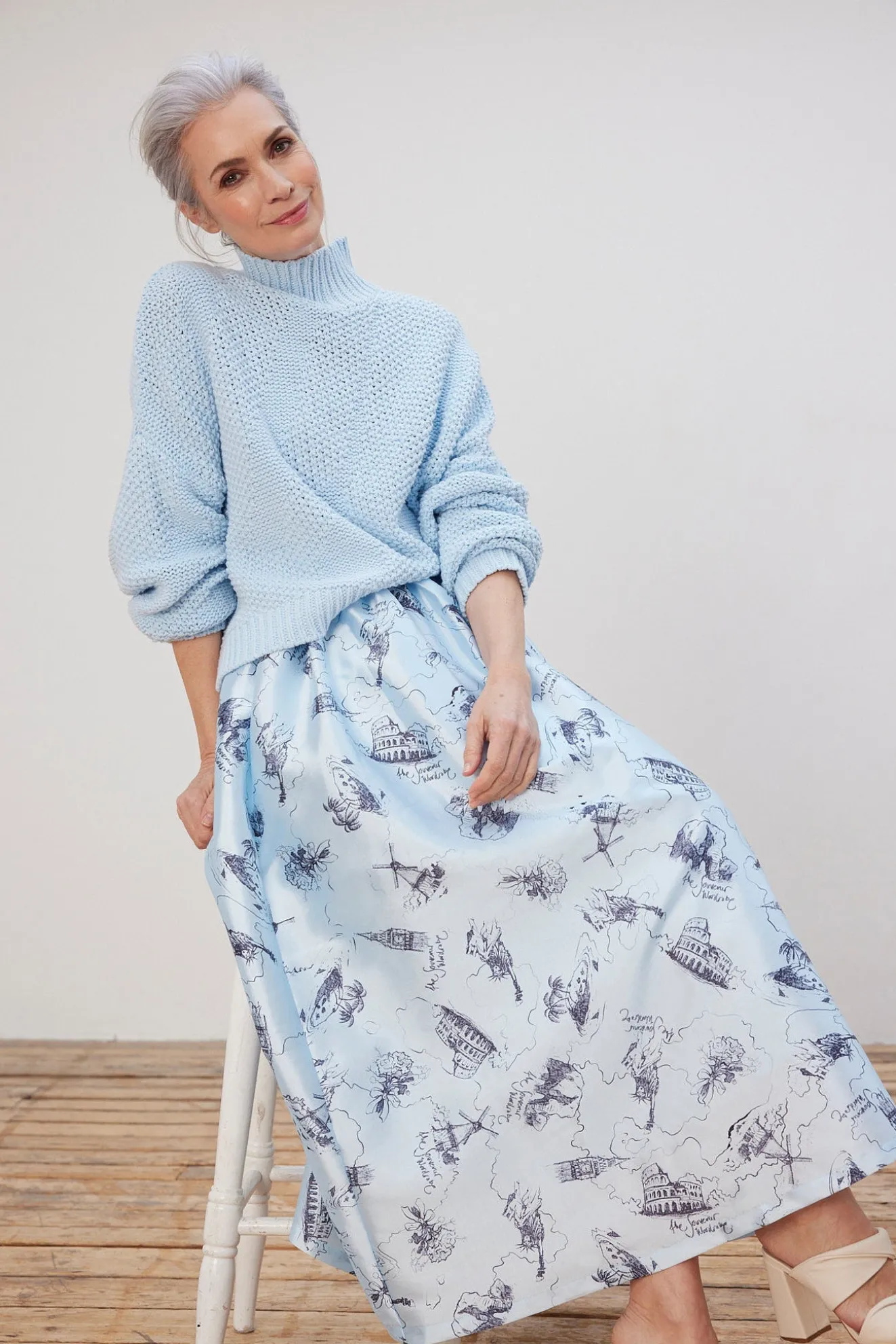 Stella Nova Fenja Sky Blue Jumper