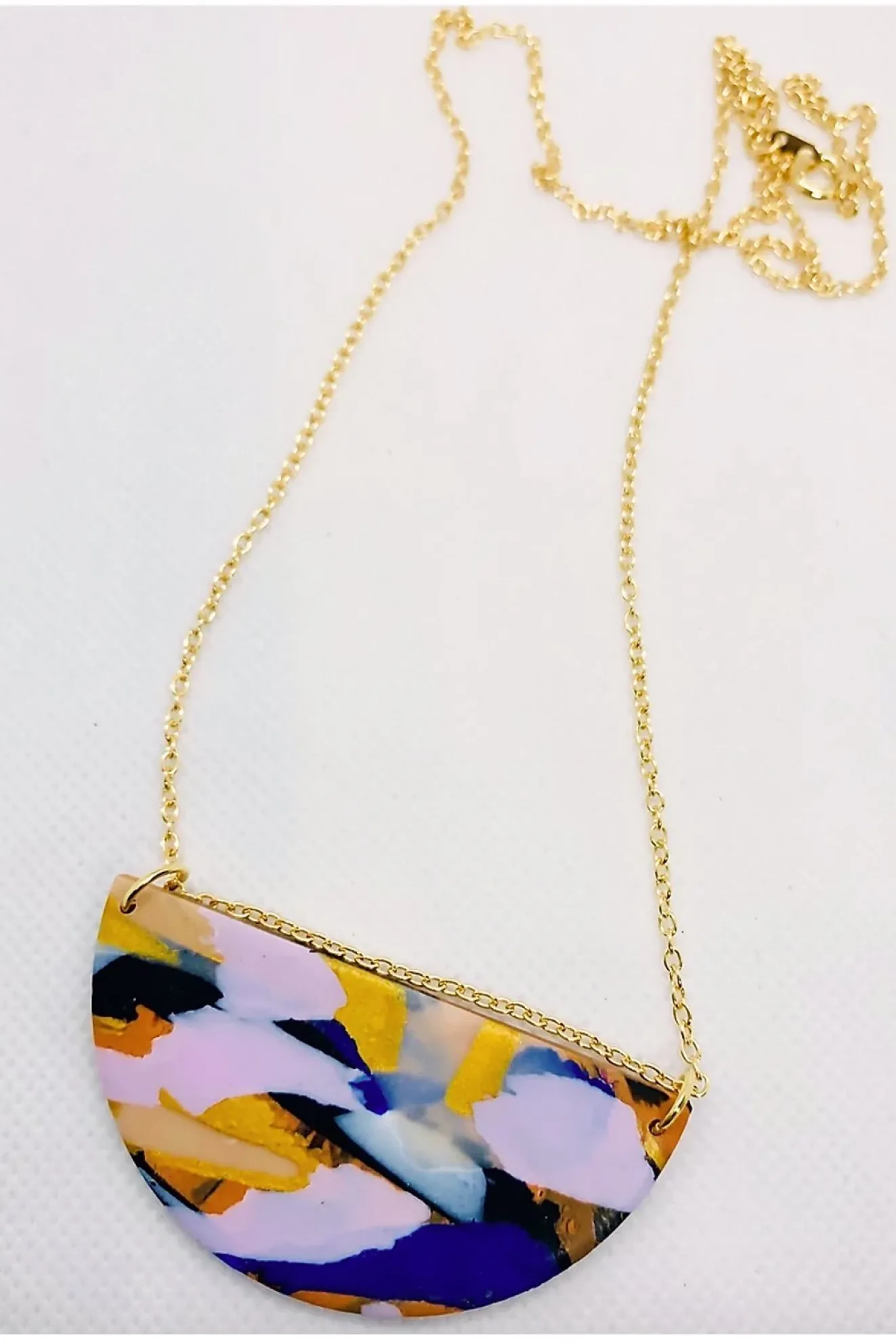 Sunburnt Country Landscape Medium Necklace