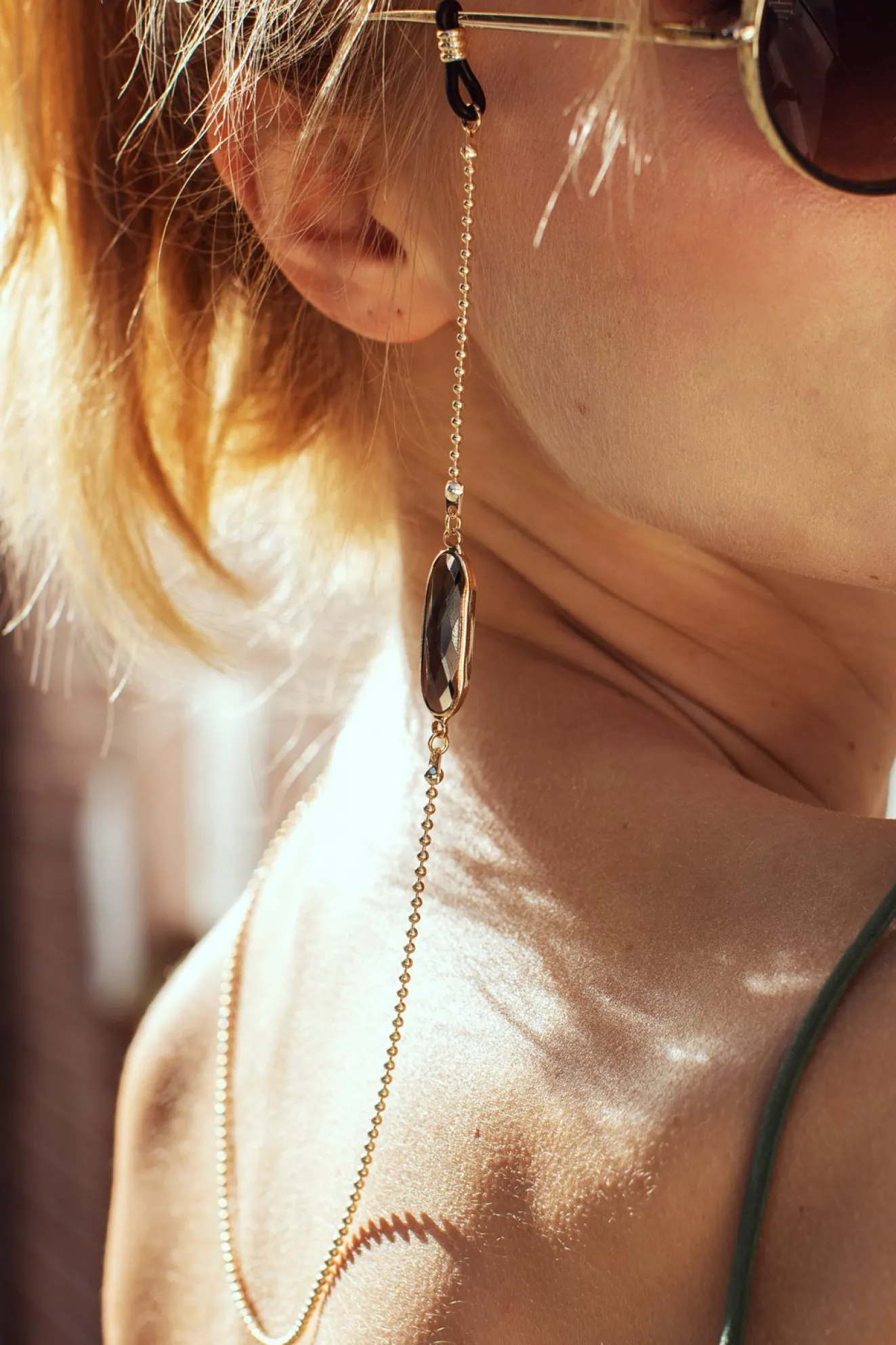 Crystal C Glasses Chain