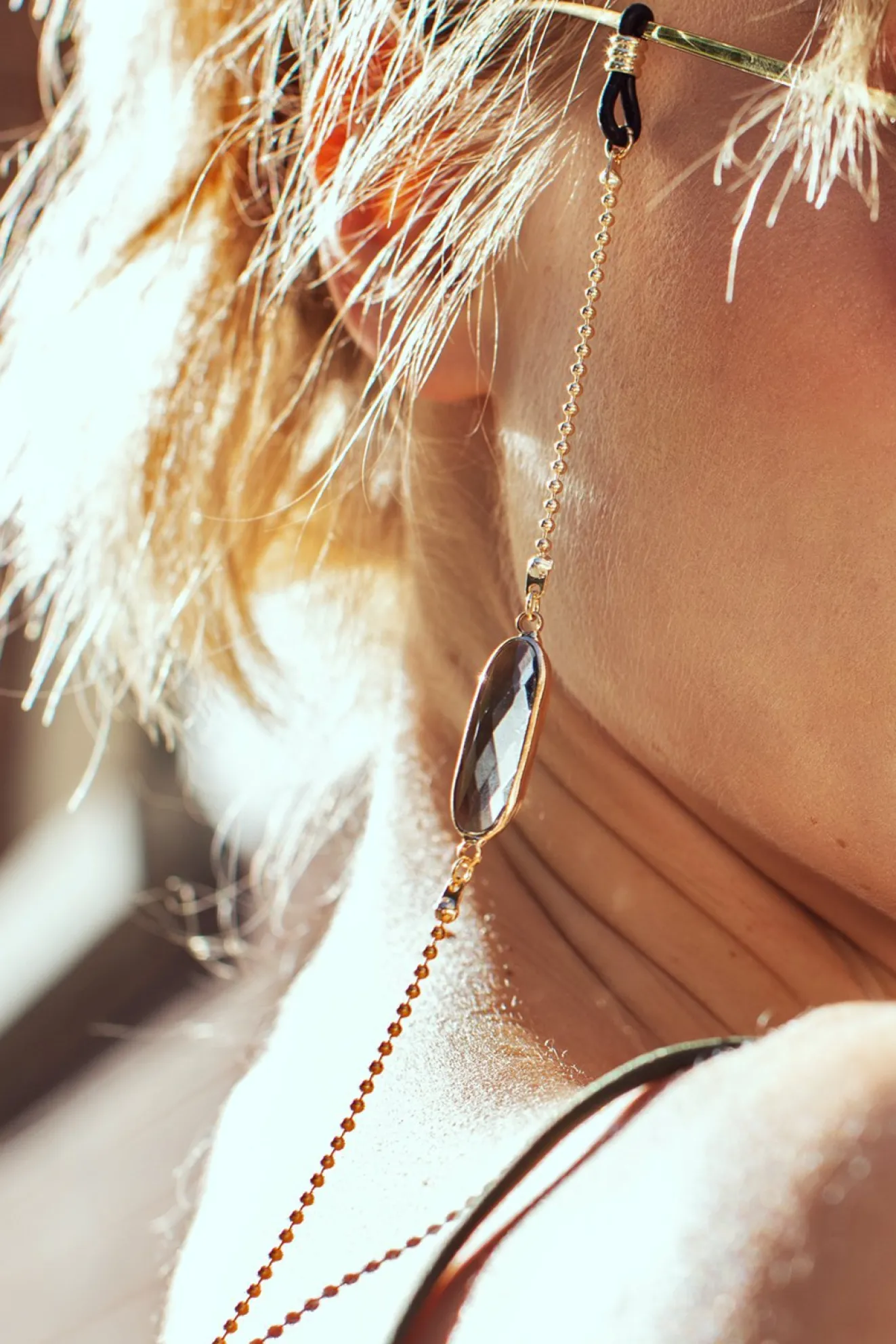 Crystal C Glasses Chain